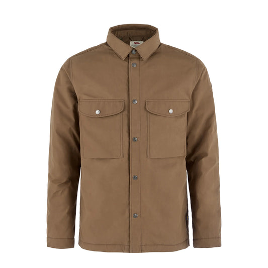 Fjallraven Ovik Down Shirt Jacket Wood Brown