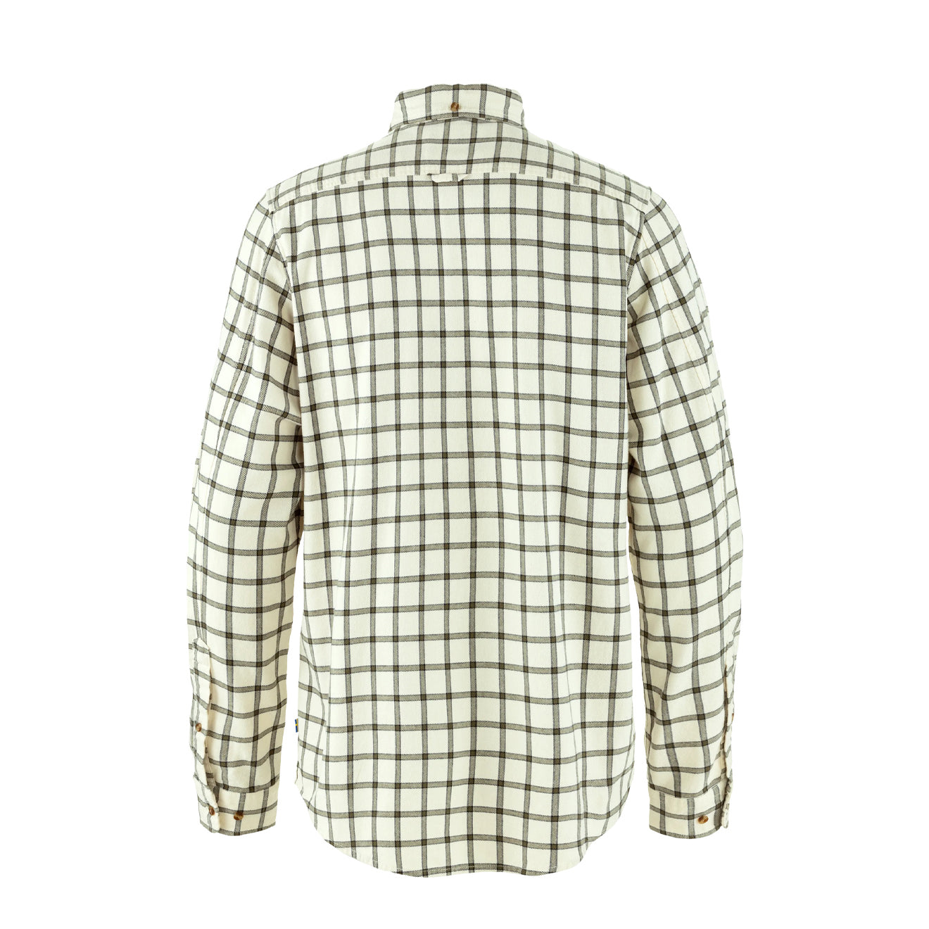 Fjallraven Ovik Flannel Shirt Chalk White / Laurel Green