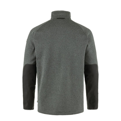 Fjallraven Ovik Fleece Half Zip Dark Grey - The Sporting Lodge