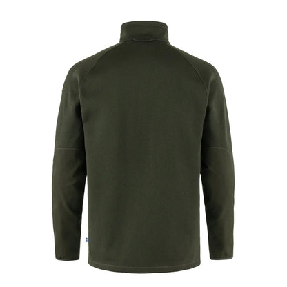 Fjallraven Ovik Fleece Half Zip Deep Forest - The Sporting Lodge