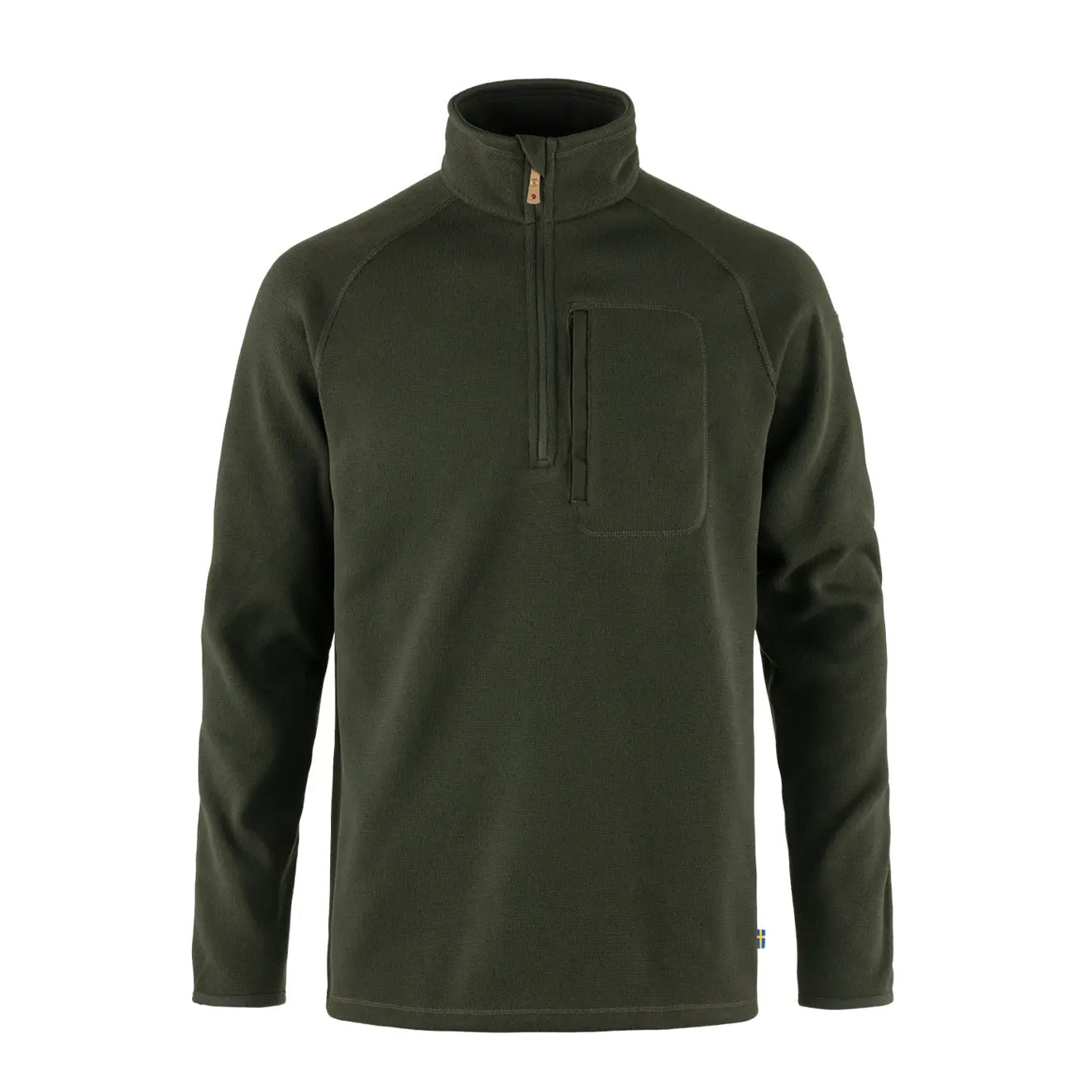 Fjallraven Ovik Fleece Half Zip Deep Forest - The Sporting Lodge