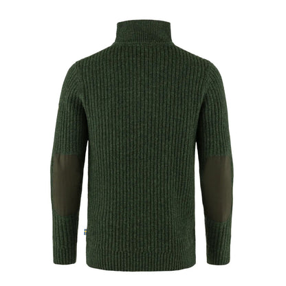 Fjallraven Ovik Half Zip Knit Deep Forest - The Sporting Lodge