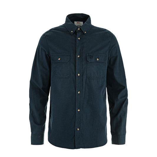 Fjallraven Ovik Lite Flannel Shirt Classic Dark Navy