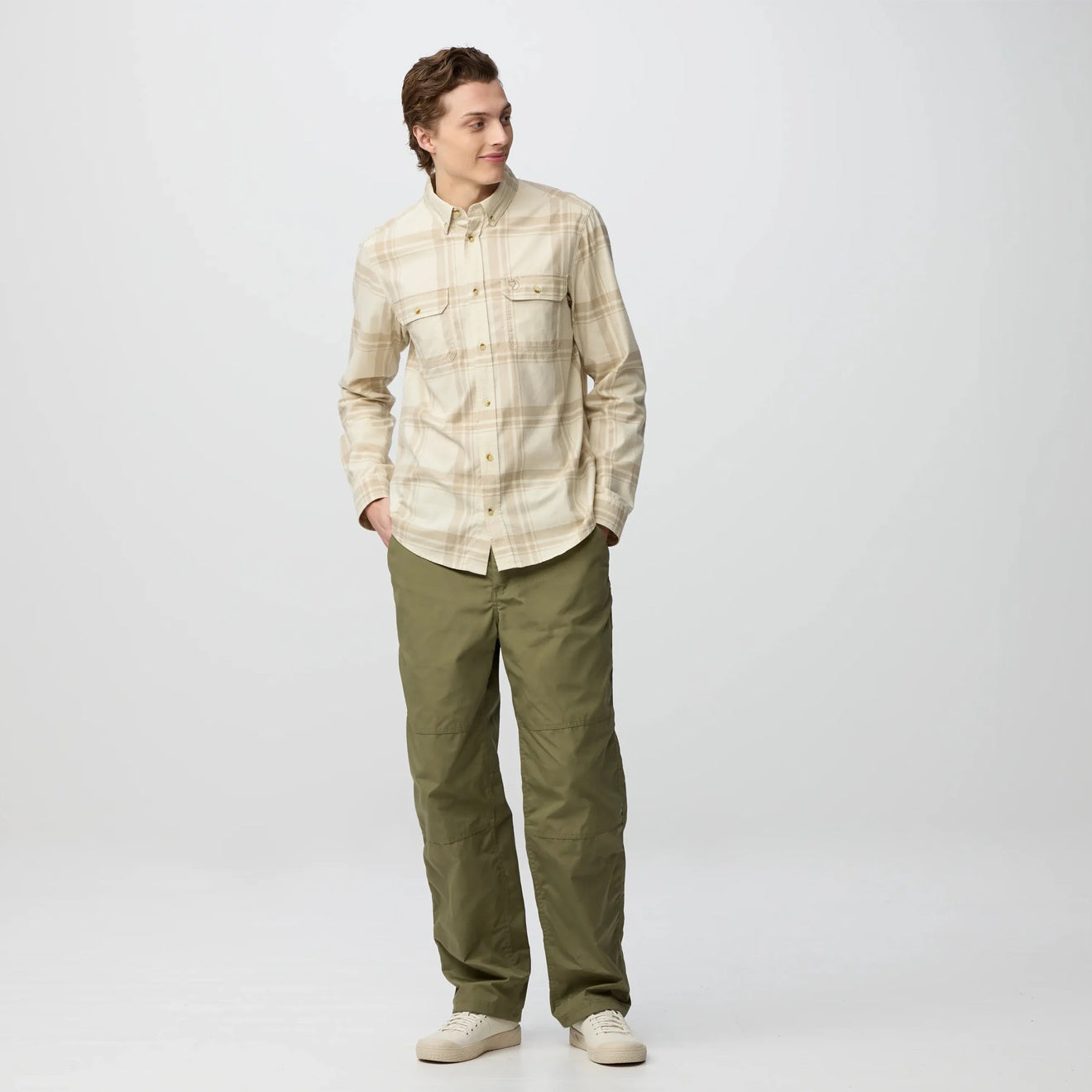 Fjallraven Ovik Lite Flannel Shirt Classic Dark Navy