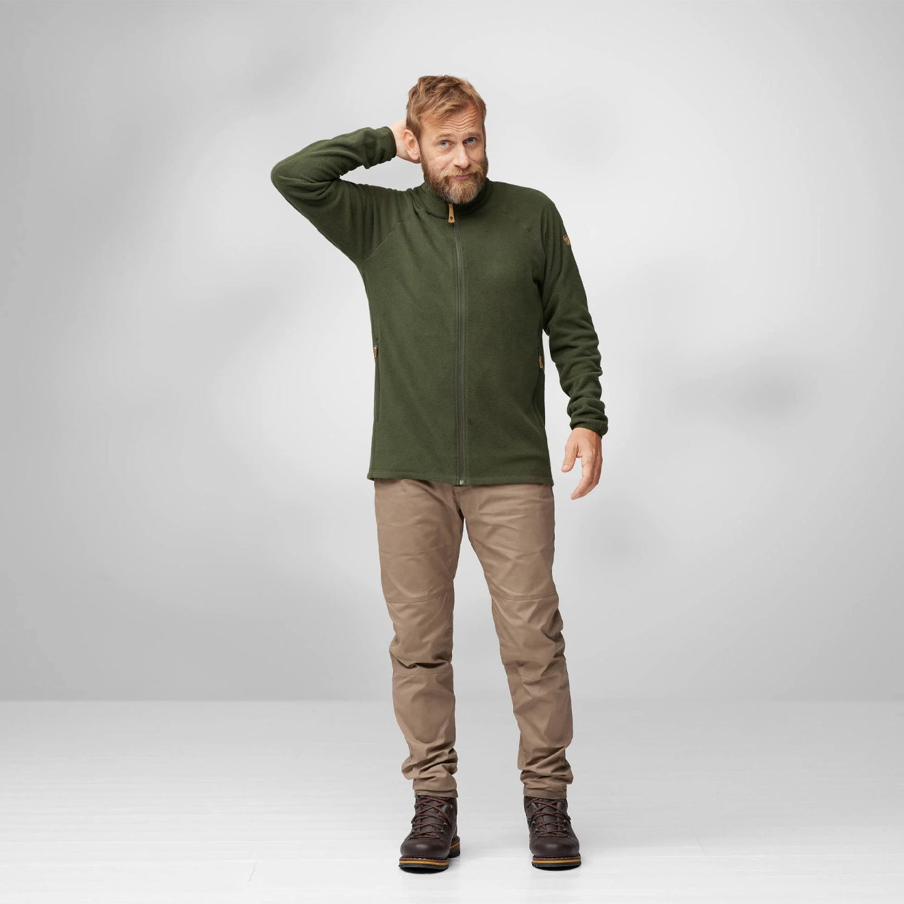 Fjallraven Ovik Lite Fleece Jacket Deep Forest