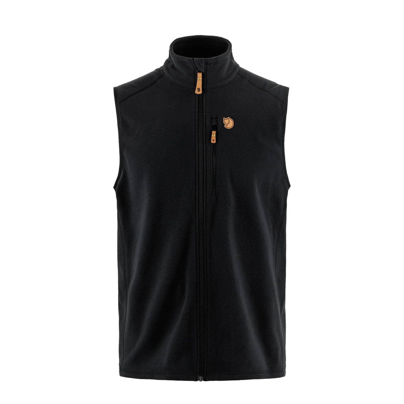 Fjallraven Ovik Lite Fleece Vest Black - The Sporting Lodge