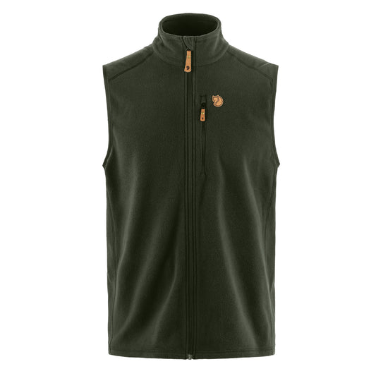Fjallraven Ovik Lite Fleece Vest Deep Forest - The Sporting Lodge