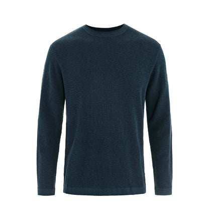 Fjallraven Ovik Lite Knit Sweater Dark Navy