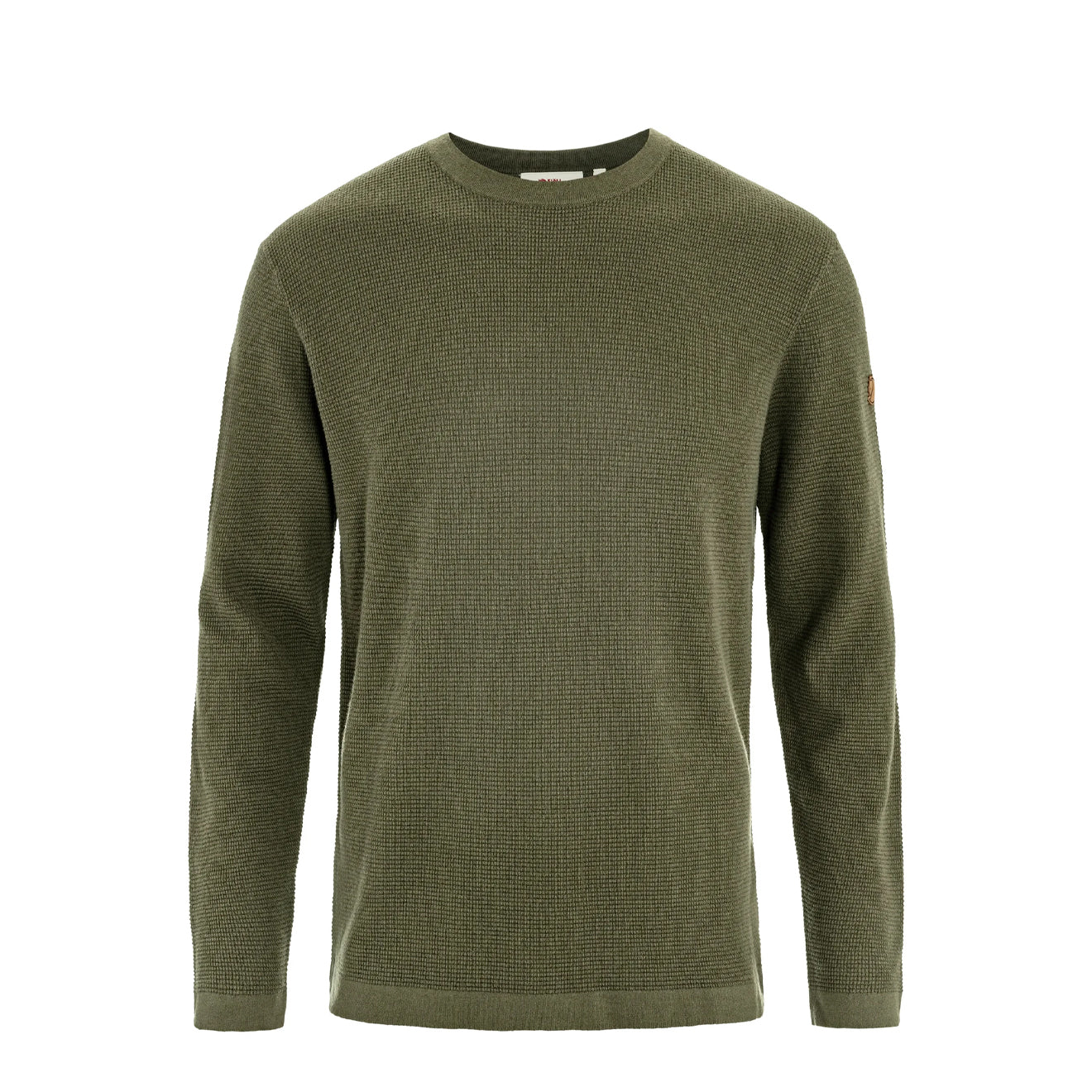 Fjallraven Ovik Lite Knit Sweater Laurel Green | The Sporting Lodge