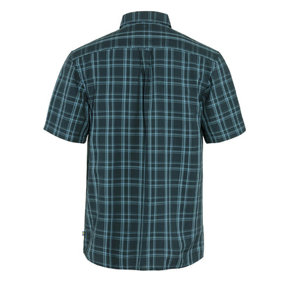 Fjallraven Ovik Lite Shirt SS Dark Navy / Dawn Blue - The Sporting Lodge