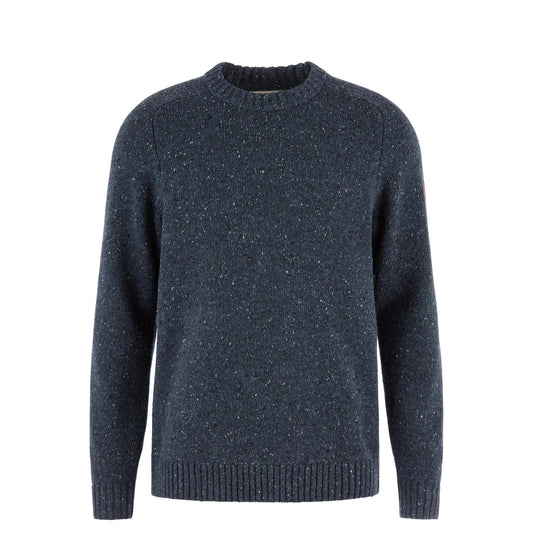 Fjallraven Ovik Neps Knit Sweater Dark Navy