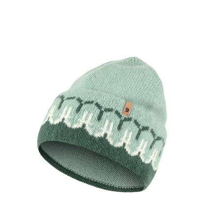 Fjallraven Ovik Path Knit Beanie Deep Patina / Misty Green