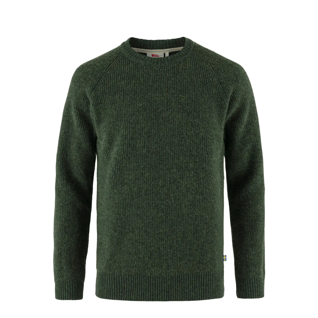 Fjallraven Ovik Rib Sweater Deep Forest - The Sporting Lodge