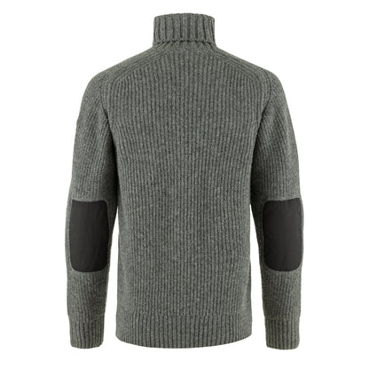 Fjallraven Ovik Roller Neck Sweater Grey Melange - The Sporting Lodge