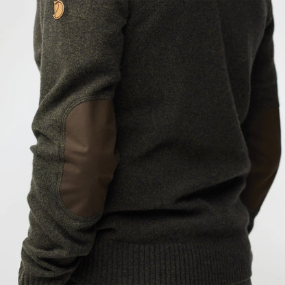 Fjallraven Ovik Round Neck Sweater Dark Olive