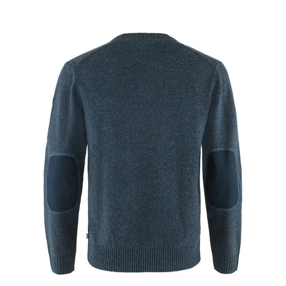 Fjallraven Ovik Round Neck Sweater Navy - The Sporting Lodge