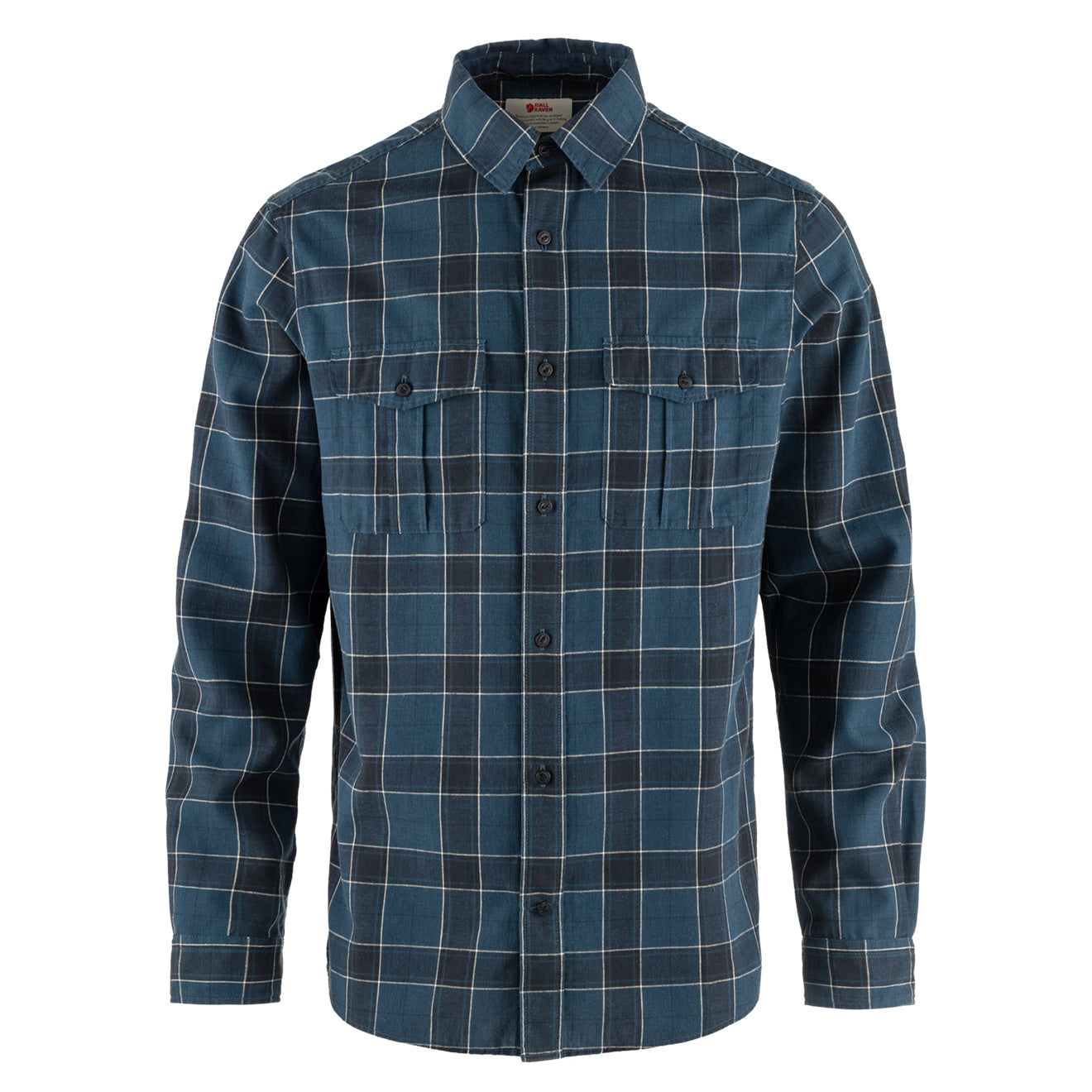 Fjallraven Ovik Travel Shirt LS Indigo Blue-Dark Navy - The Sporting Lodge