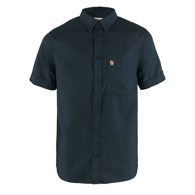 fjallraven-ovik-travel-shirt-ss-dark-navy-the-sporting-lodge