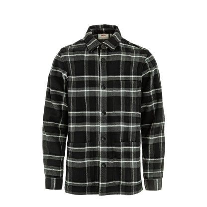 Fjallraven Ovik Wool Shirt Black / Dark Grey