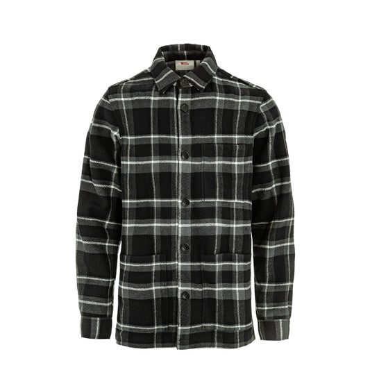 Fjallraven Ovik Wool Shirt Black / Dark Grey