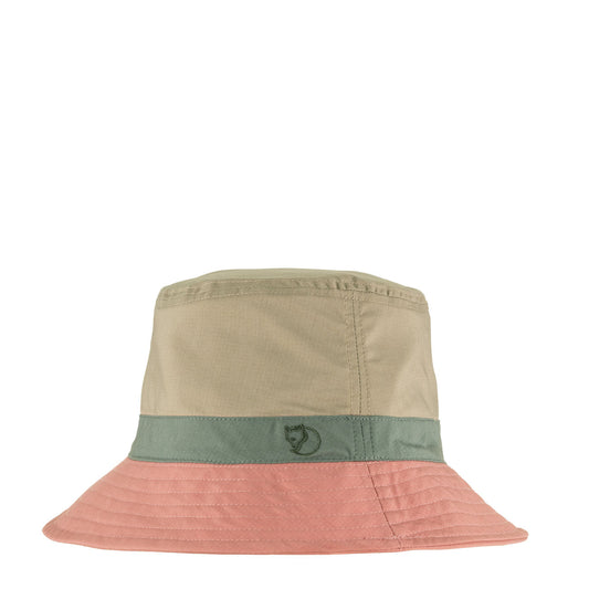 Fjallraven Reversible Bucket Hat Dusty Rose / Fossil - The Sporting Lodge