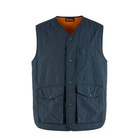 Fjallraven Samlaren Reversible Vest Mountain Blue / Field Orange