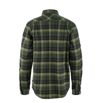 Fjallraven Singi Heavy Flannel Shirt Black / Deep Forest