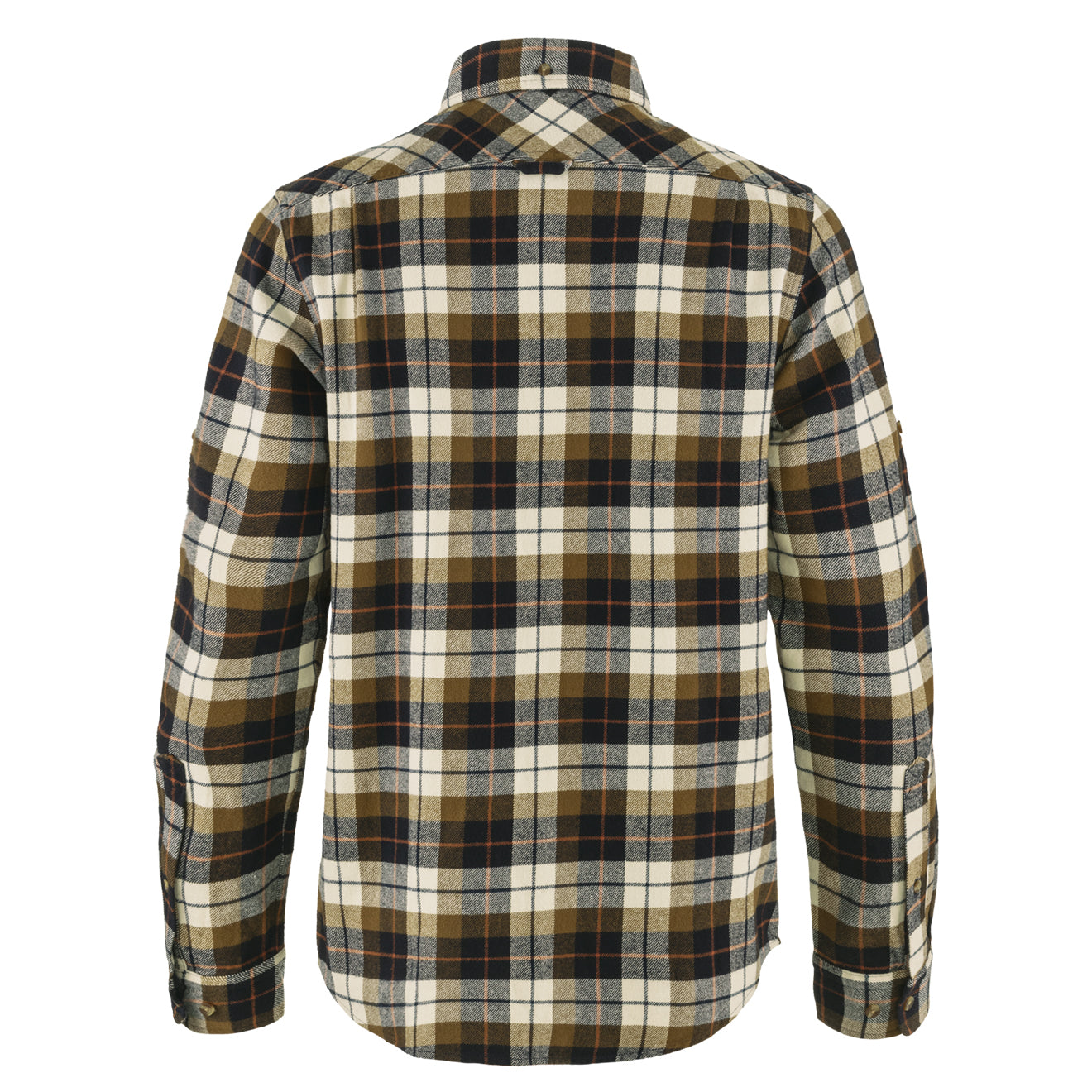 Fjallraven Singi Heavy Flannel Shirt Chalk White / Dark Navy - The Sporting Lodge