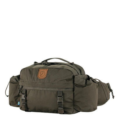 Fjallraven Singi Hip Pack 10 Dark Olive - The Sporting Lodge
