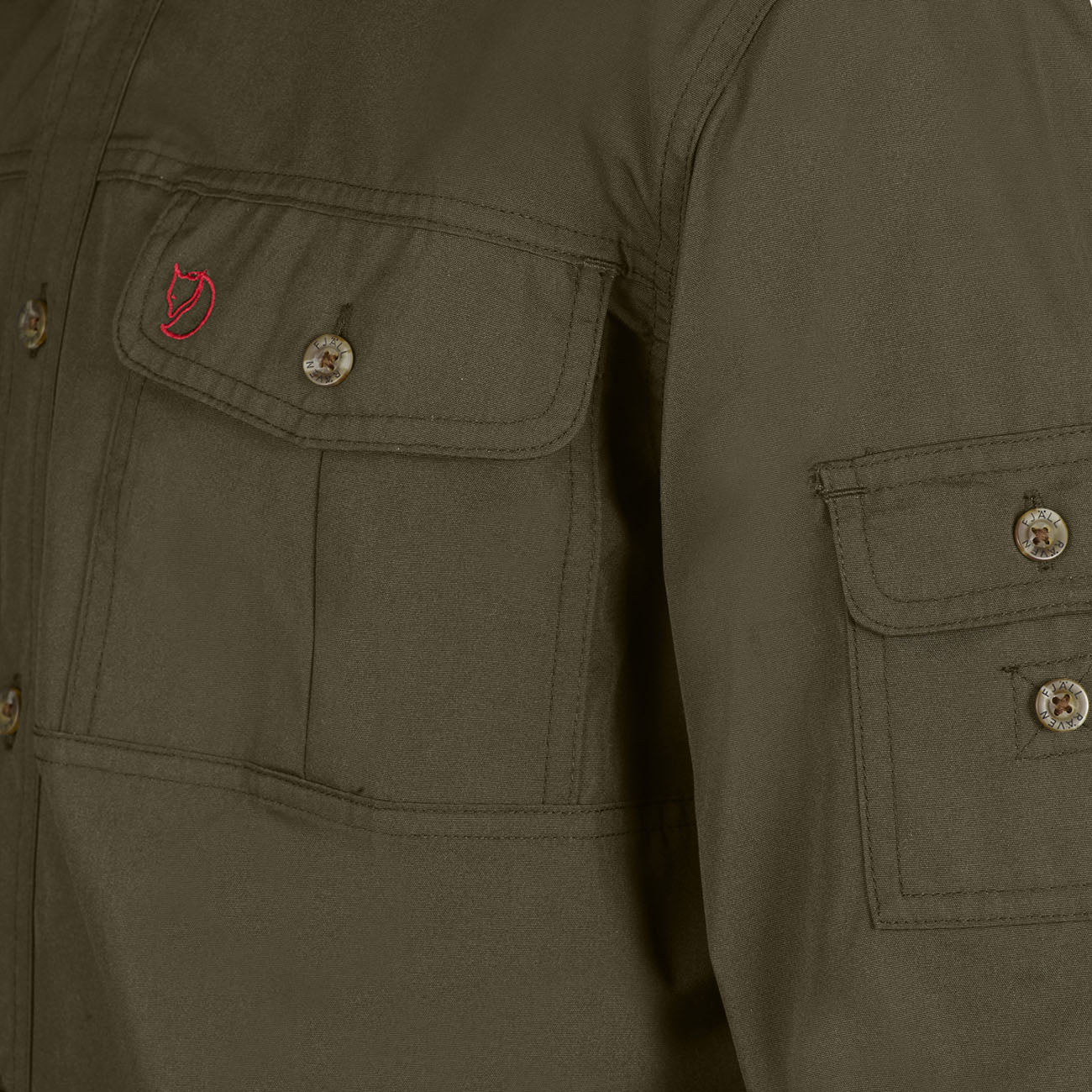 Fjallraven Singi Trekking Shirt Dark Olive - The Sporting Lodge