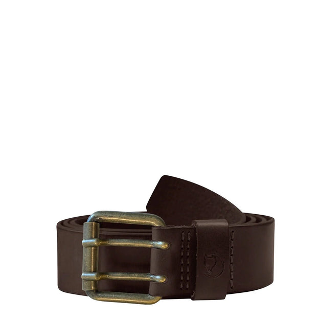 Fjallraven Singi Two-Pin Belt Leather Brown | The Sporting Lodge
