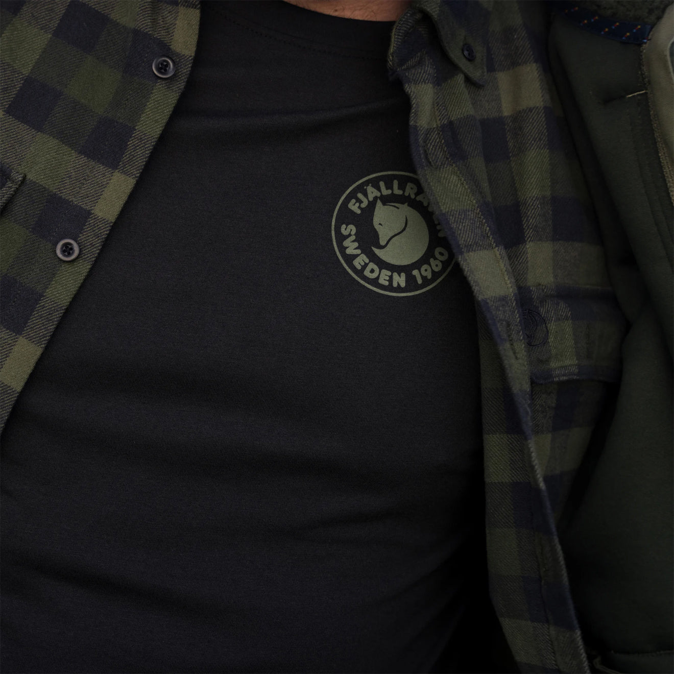 Fjallraven Skog Shirt Fossil / Dark Navy