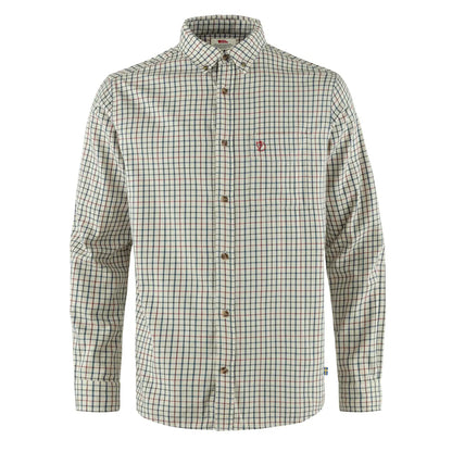 Fjallraven Sormland Lite Flannel Shirt Chalk White / Dark Navy - The Sporting Lodge