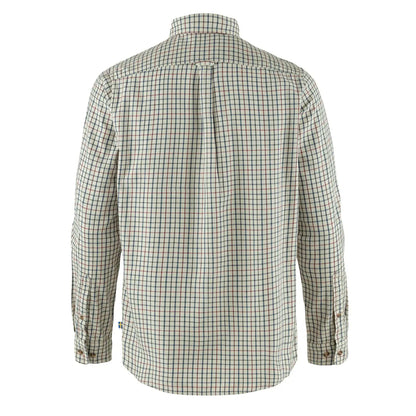 Fjallraven Sormland Lite Flannel Shirt Chalk White / Dark Navy - The Sporting Lodge