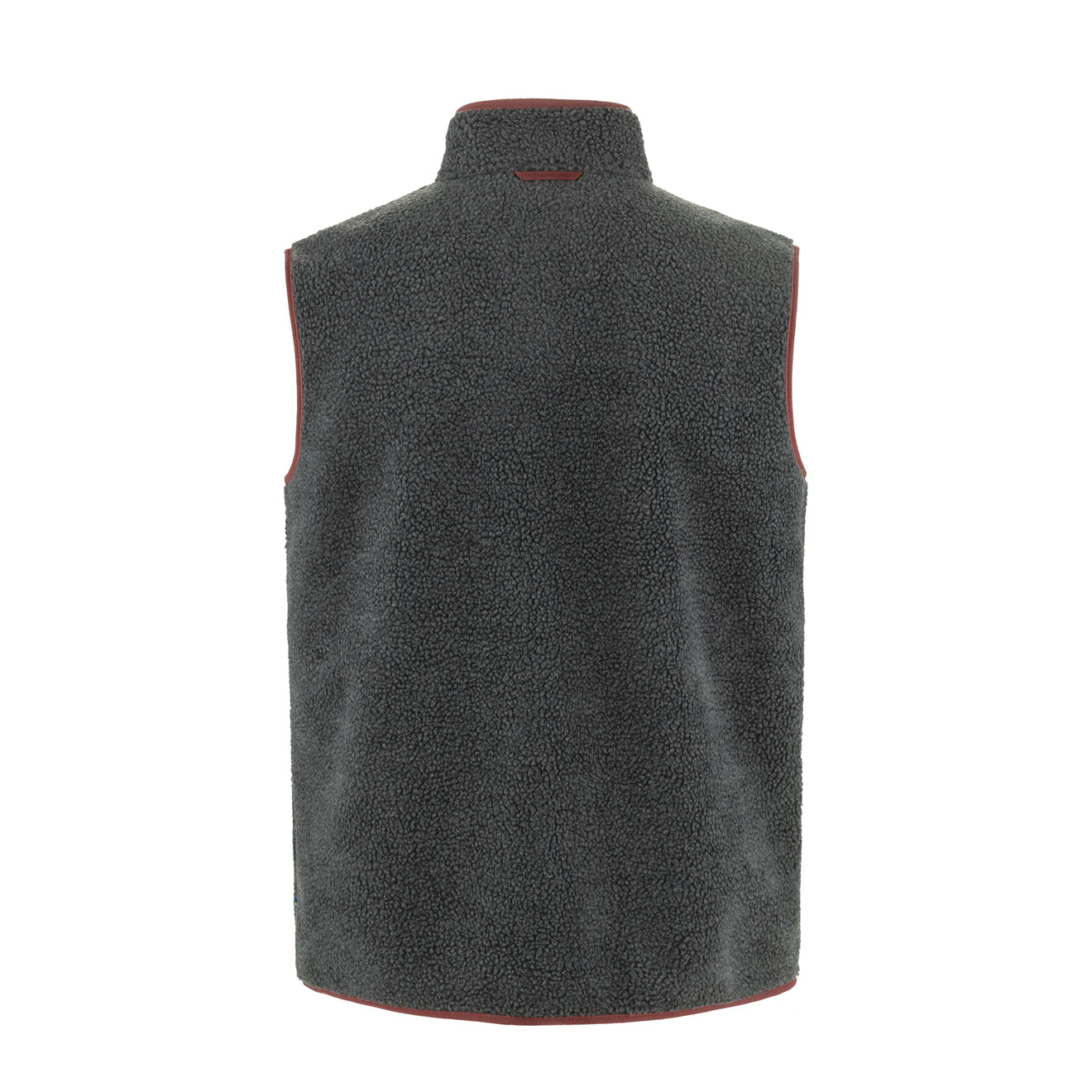 Fjallraven Vardag Pile Fleece Vest Dark Grey / Maroon