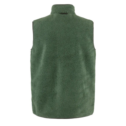 Fjallraven Vardag Pile Fleece Vest Deep Patina / Iron Grey - The Sporting Lodge