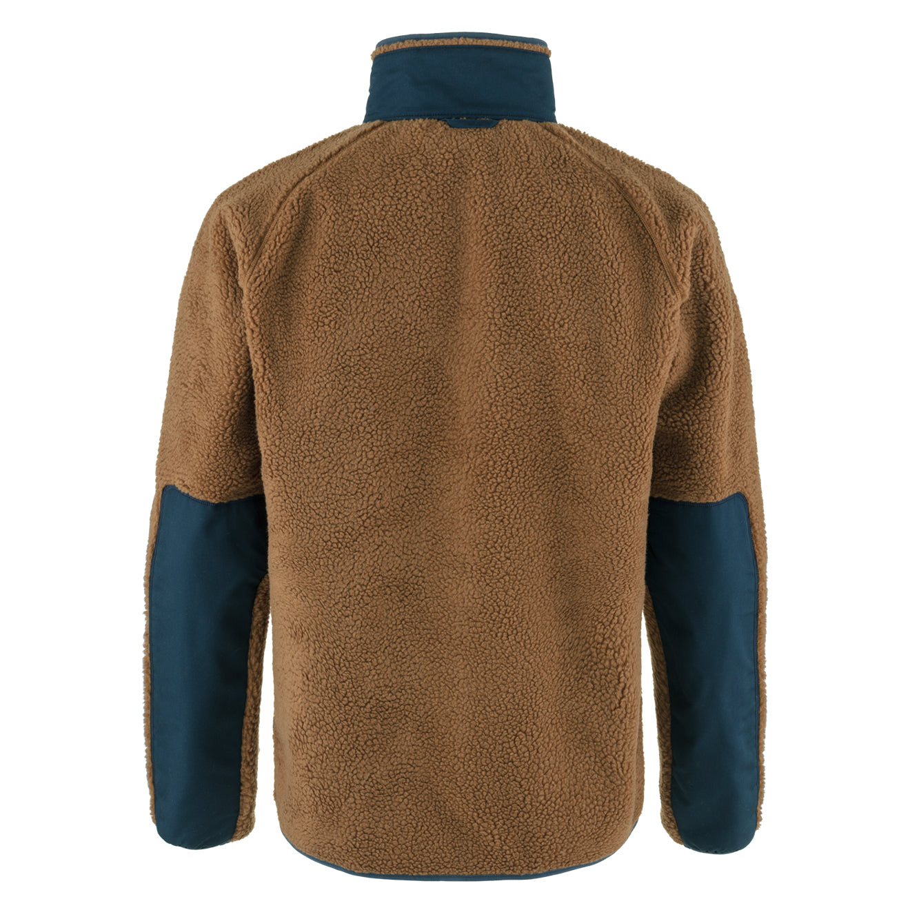 Fjallraven Vardag Pile Jacket Chestnut / Navy - The Sporting Lodge