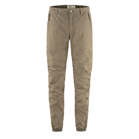 Fjallraven Vardag Trousers Reg Suede Brown - The Sporting Lodge