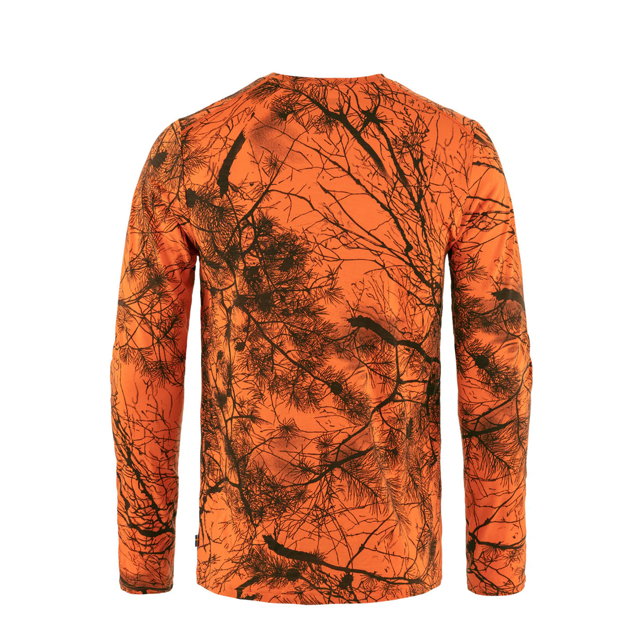 Fjallraven Varmland Wool LS Orange Multi Camo - The Sporting Lodge