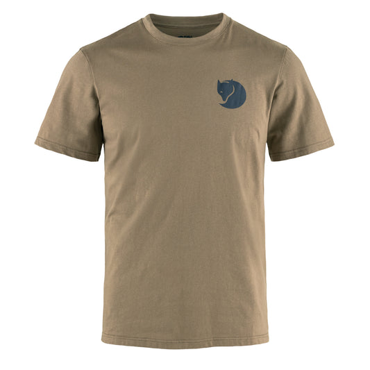Fjallraven Walk With Nature T-Shirt Suede Brown - The Sporting Lodge