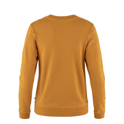 Fjallraven Womens 1960 Logo Badge Sweater Acorn - The Sporting Lodge
