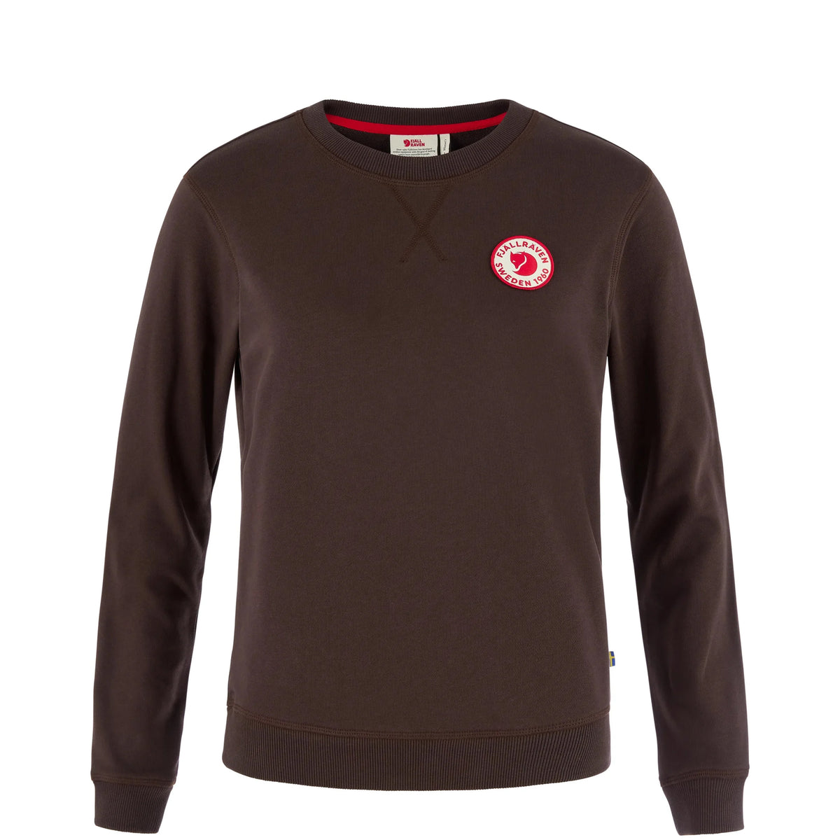 Fjallraven Womens 1960 Logo Badge Sweater Black Oak