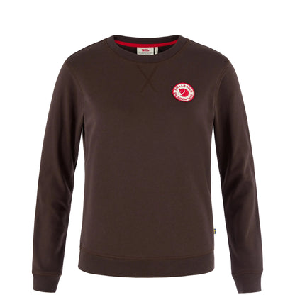 Fjallraven Womens 1960 Logo Badge Sweater Black Oak
