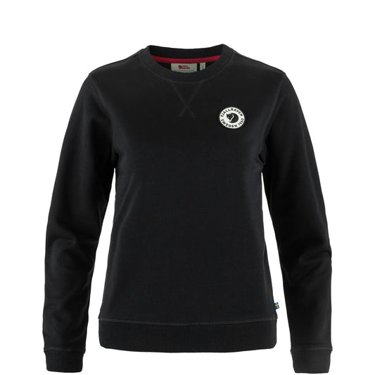 Fjallraven Womens 1960 Logo Badge Sweater Black