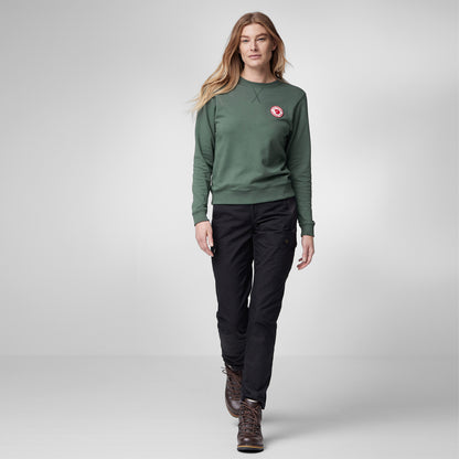 Fjallraven Womens 1960 Logo Badge Sweater Chalk Rose