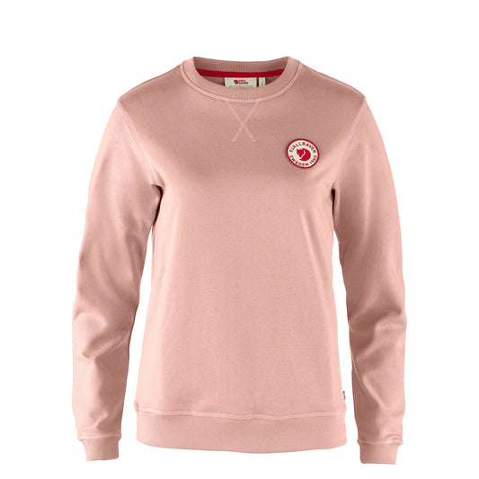 Fjallraven Womens 1960 Logo Badge Sweater Chalk Rose