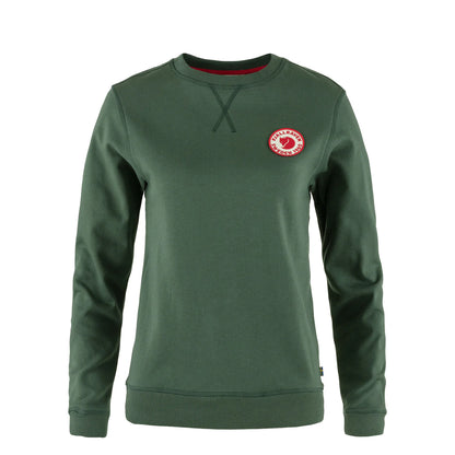 Fjallraven Womens 1960 Logo Badge Sweater Deep Patina - The Sporting Lodge