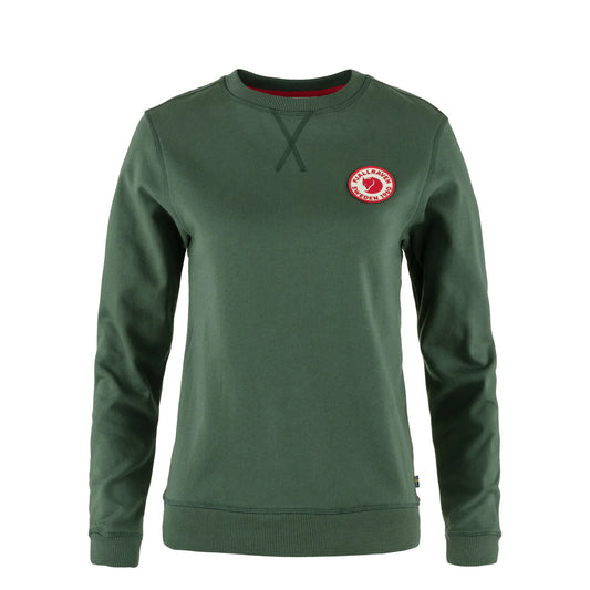 Fjallraven Womens 1960 Logo Badge Sweater Deep Patina - The Sporting Lodge