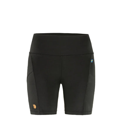 Fjallraven Womens Abisko 6 Inch Shorts Tights Black