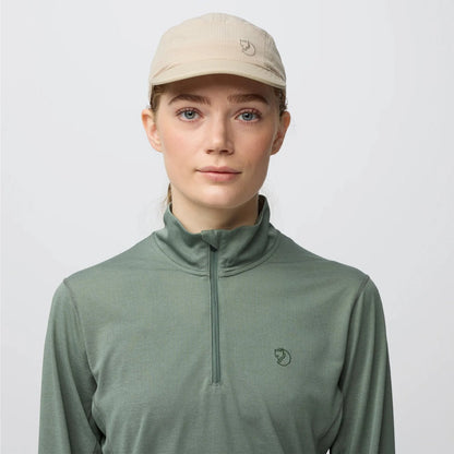 Fjallraven Womens Abisko Day Hike Half Zip Patina Green